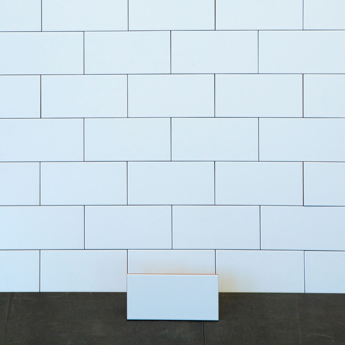 Flis Arredo Color Hvit Matt 10x20 cm