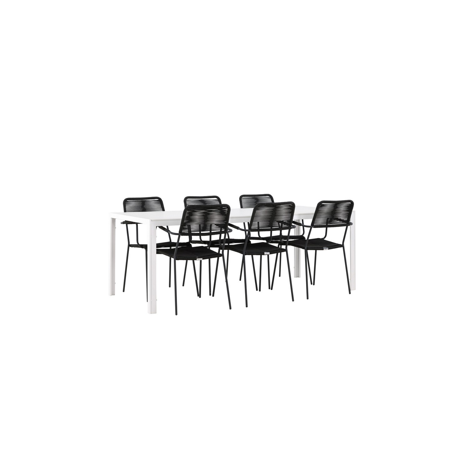 Hagegruppe Venture Home Break med 6 Lindos Lenestoler