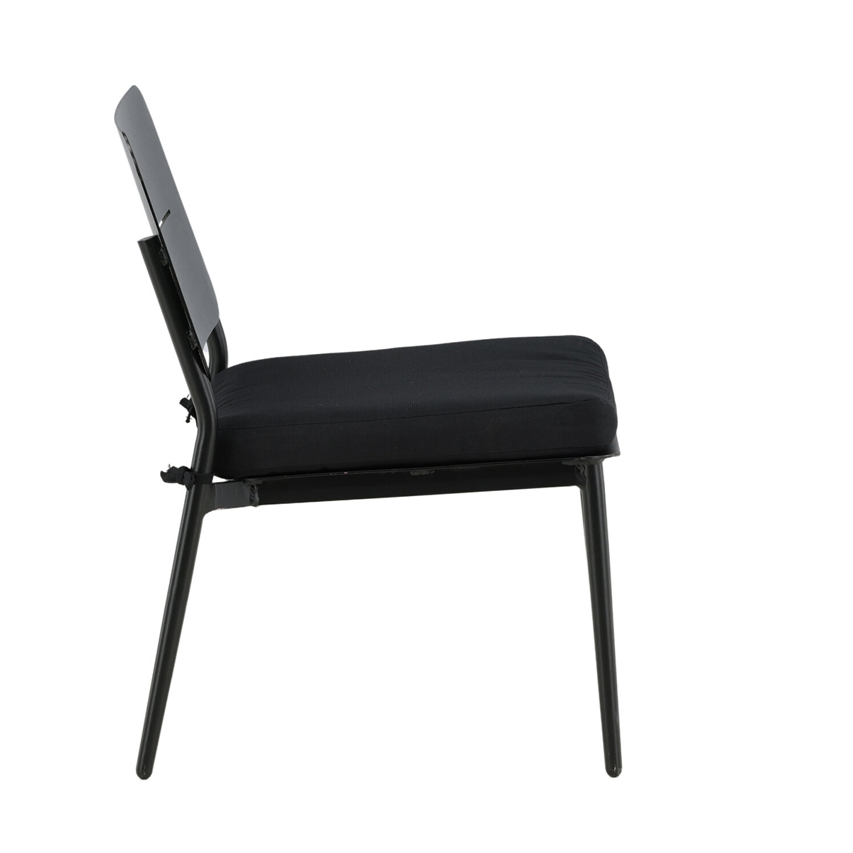 Lina lounge Chair - Black / Black Cushion Sort