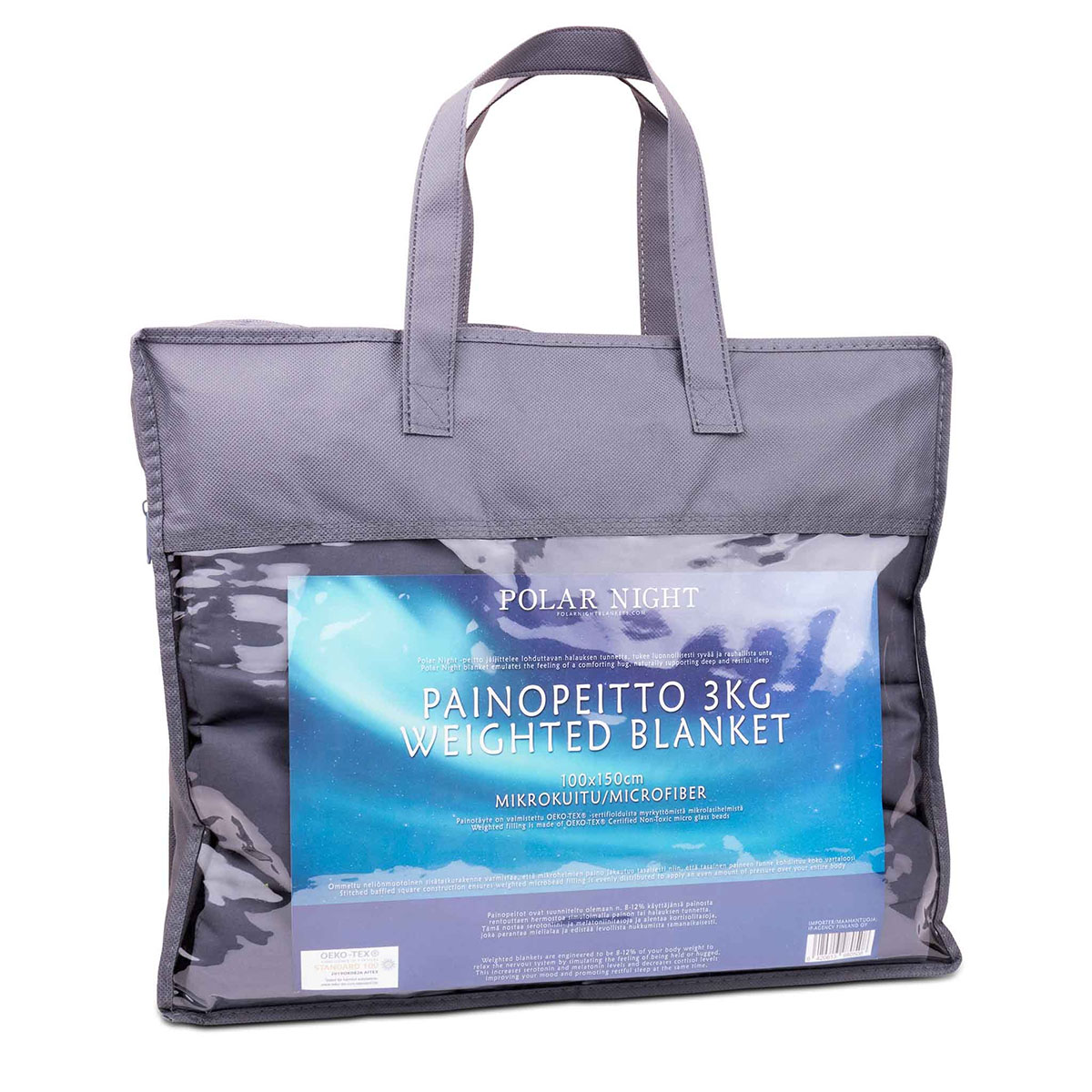 Vektteppe Polar Night Barn 100x150 cm