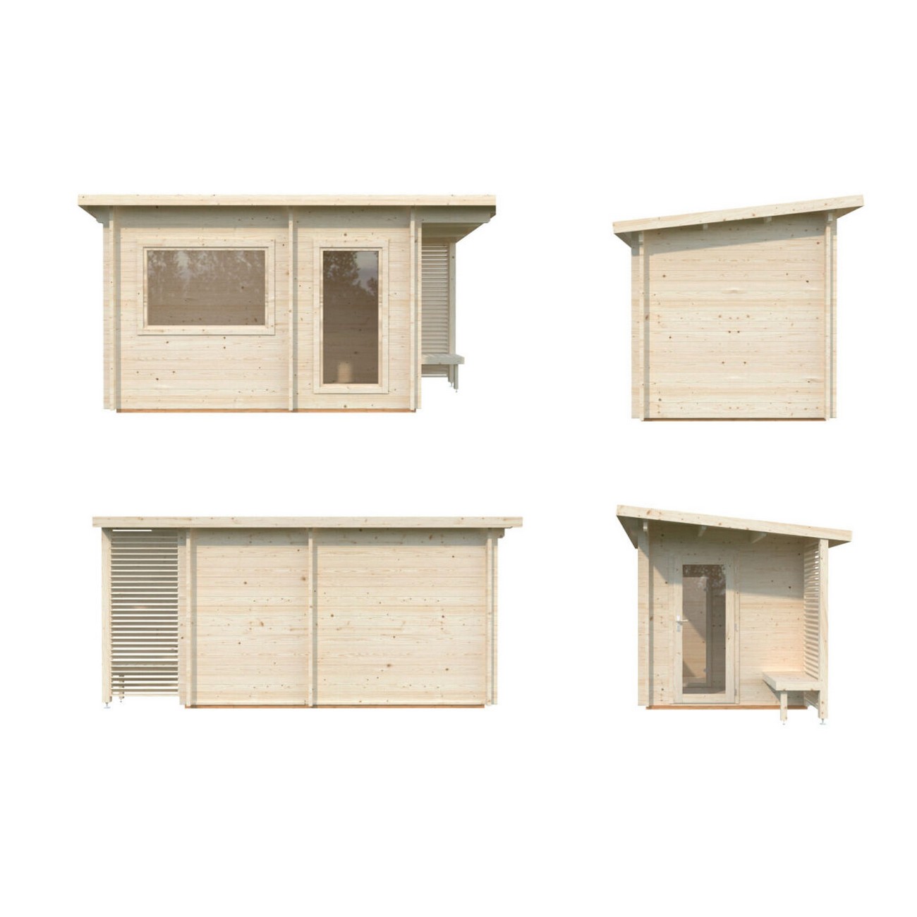 Badstuhus Palmako Sanna 6,8 m2