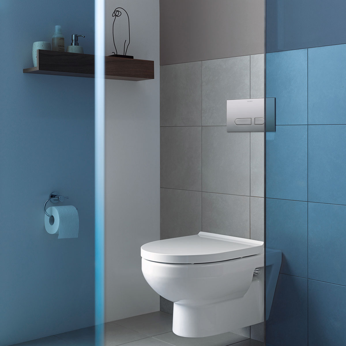 V&auml;ggh&auml;ngd Toalettstol Duravit No.1 Compact