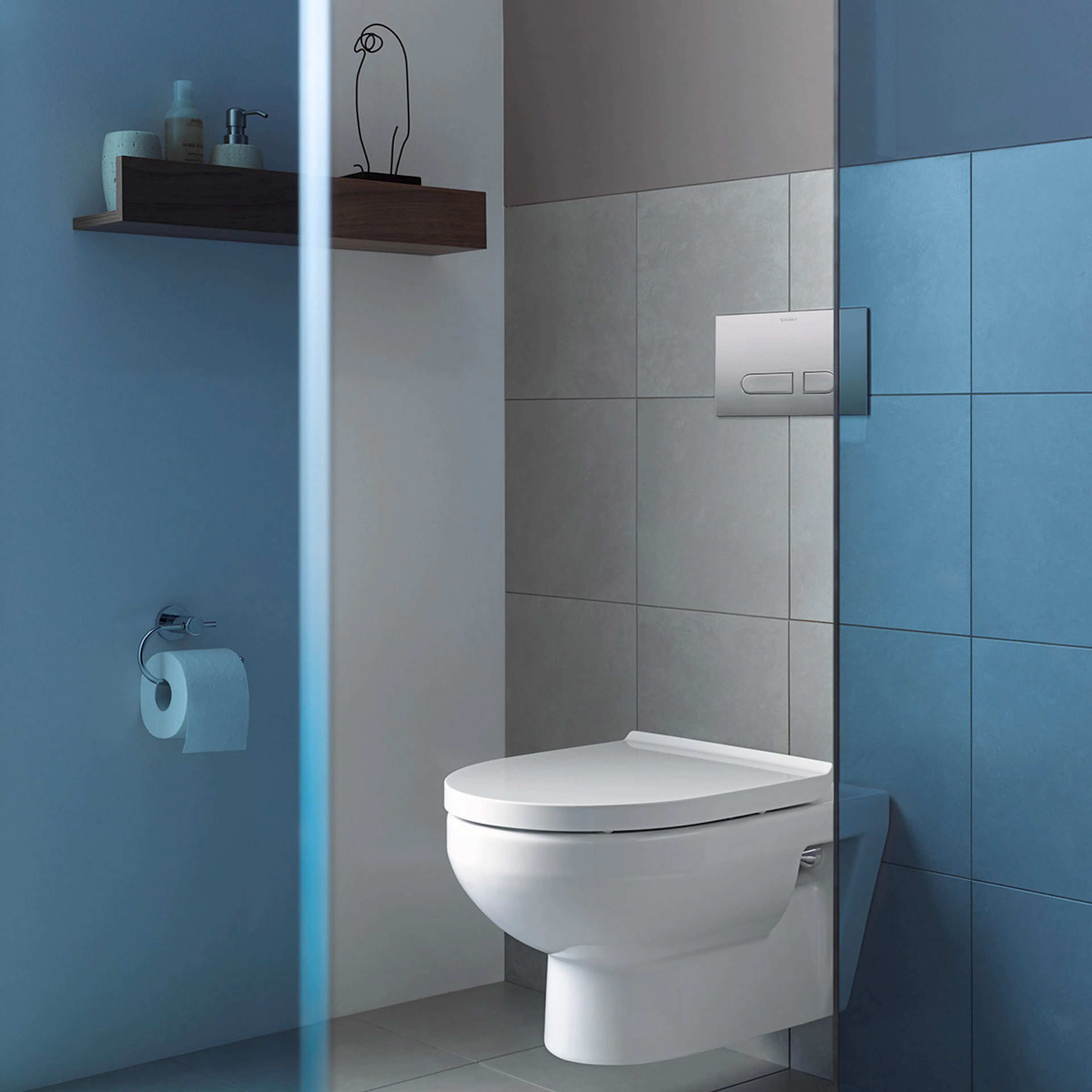 Vegghengt Toalett Duravit No.1 Compact med Toalettsete
