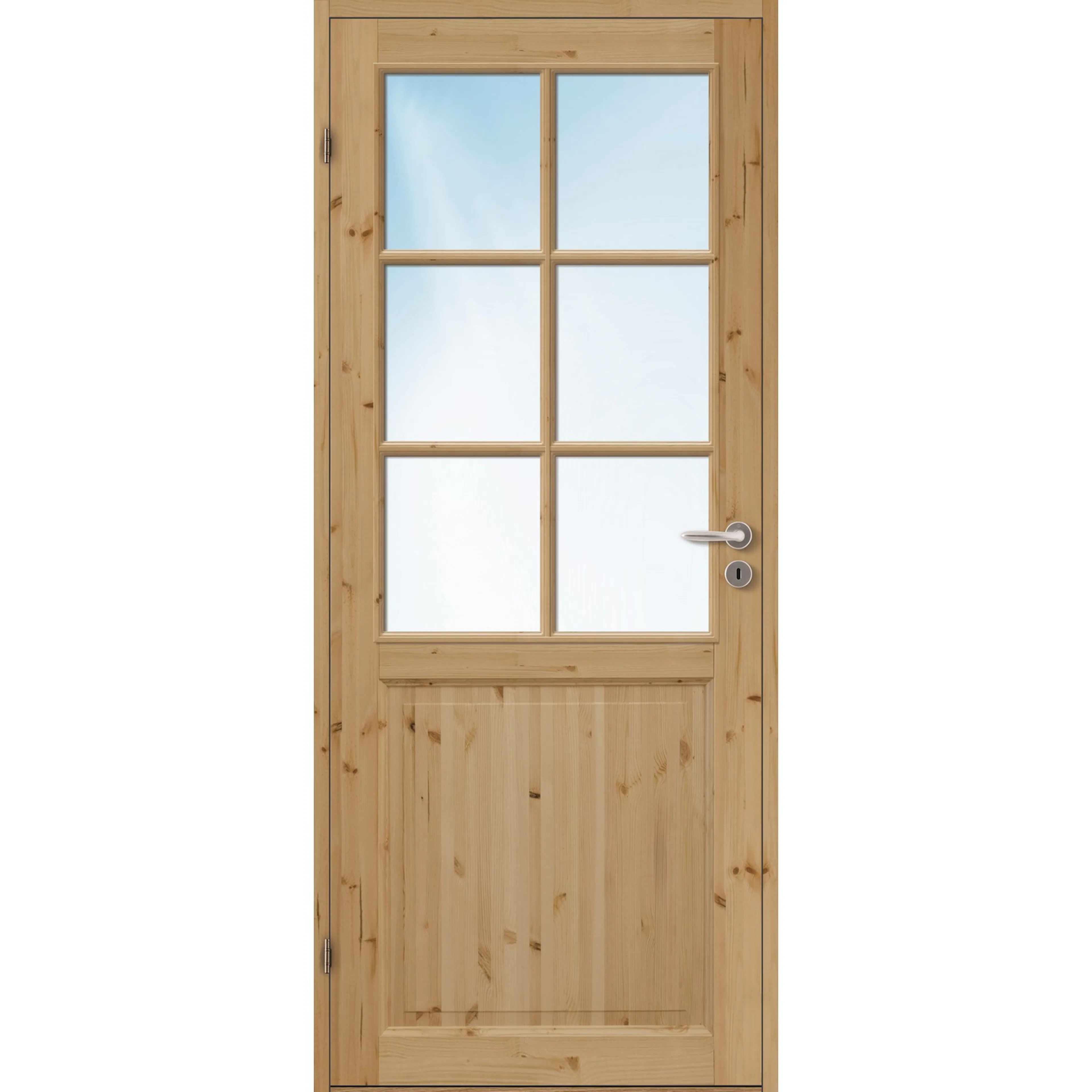 DØRBL ID IHNE HW 9X19 UBH BxH: 90x190 cm (dørbladmål: 82,5x184), Furu