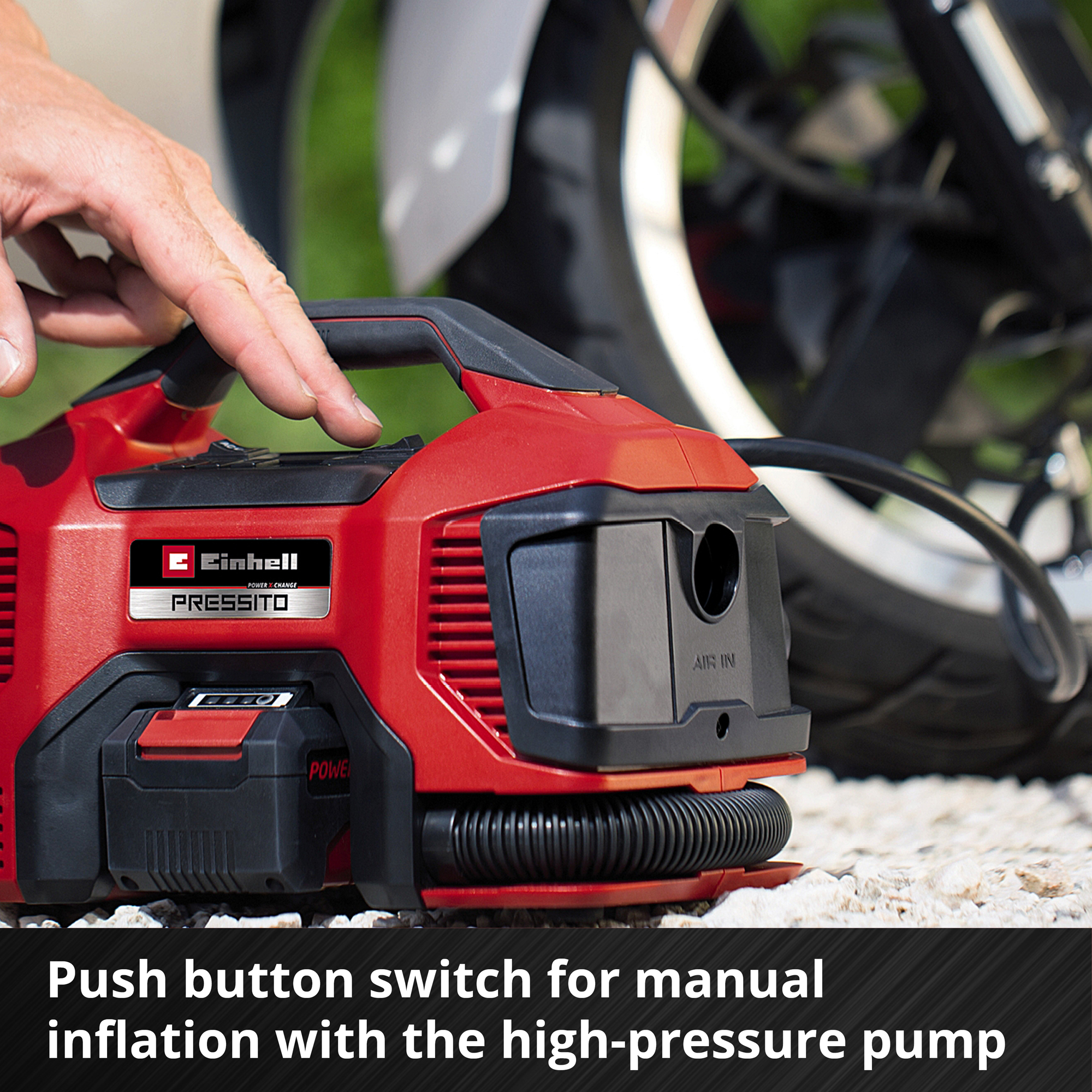 Kompressor Einhell Pressito 18V uten Batteri & Lader