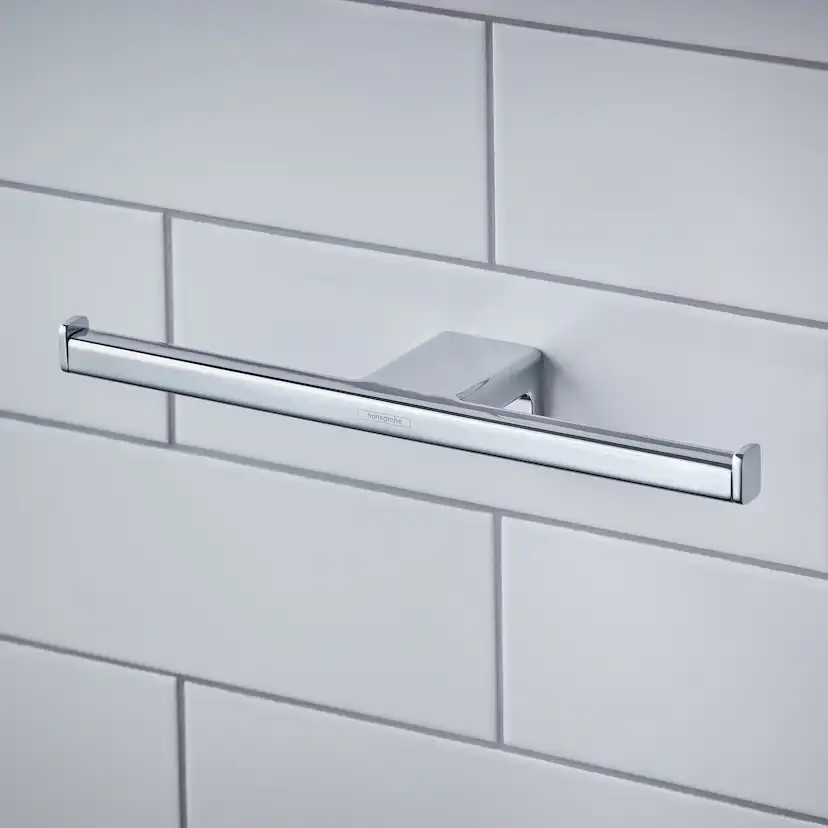 Toalettpapirholder Hansgrohe AddStoris 41748 Dobbel