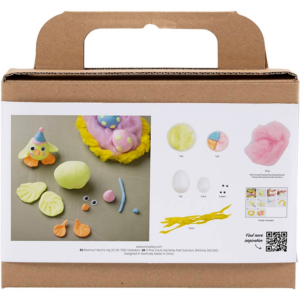 Hobbysett Creativ Company Mini DIY Kit Modellering Påskefamilie