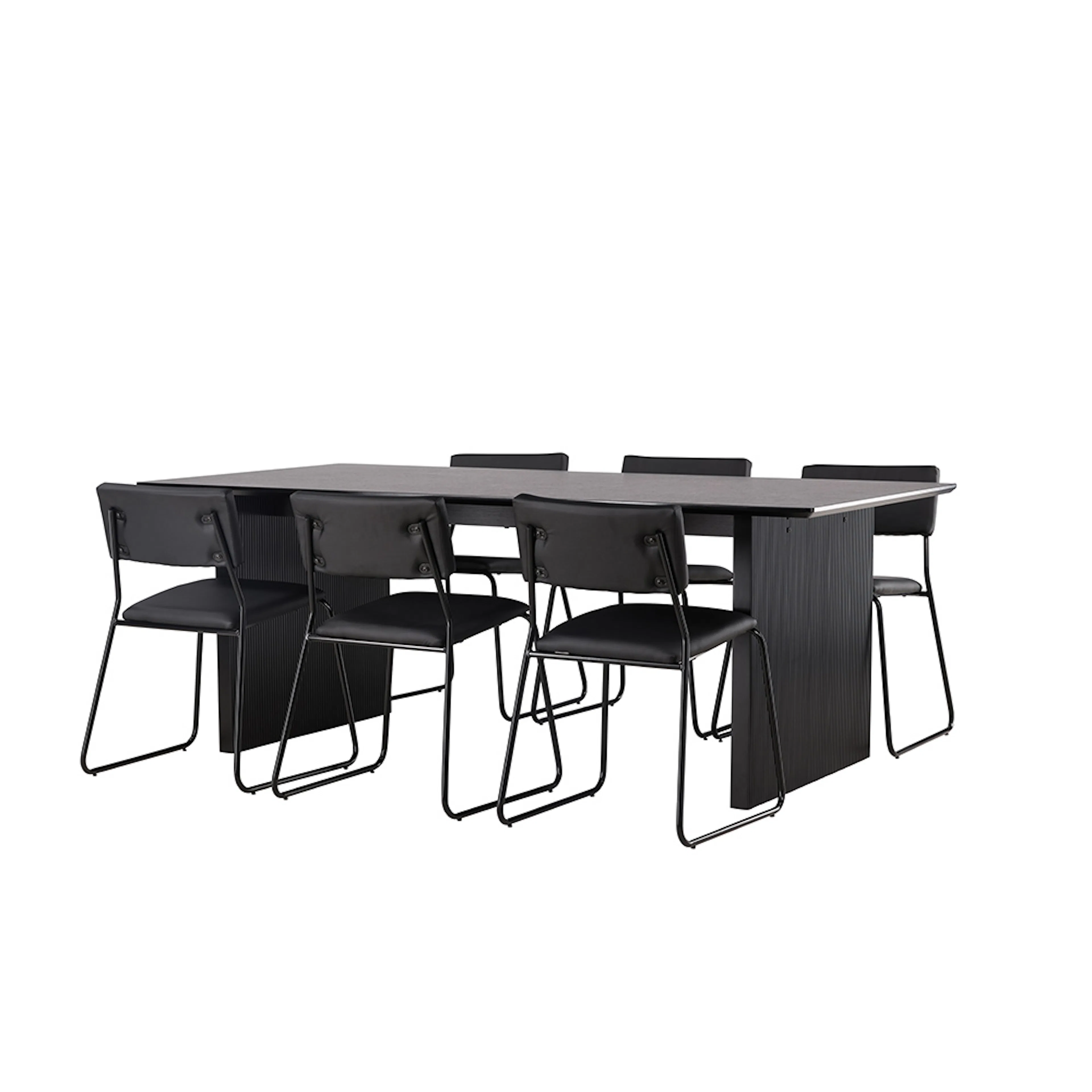 Spisegruppe Venture Home Vail med 6 Kenth Stoler