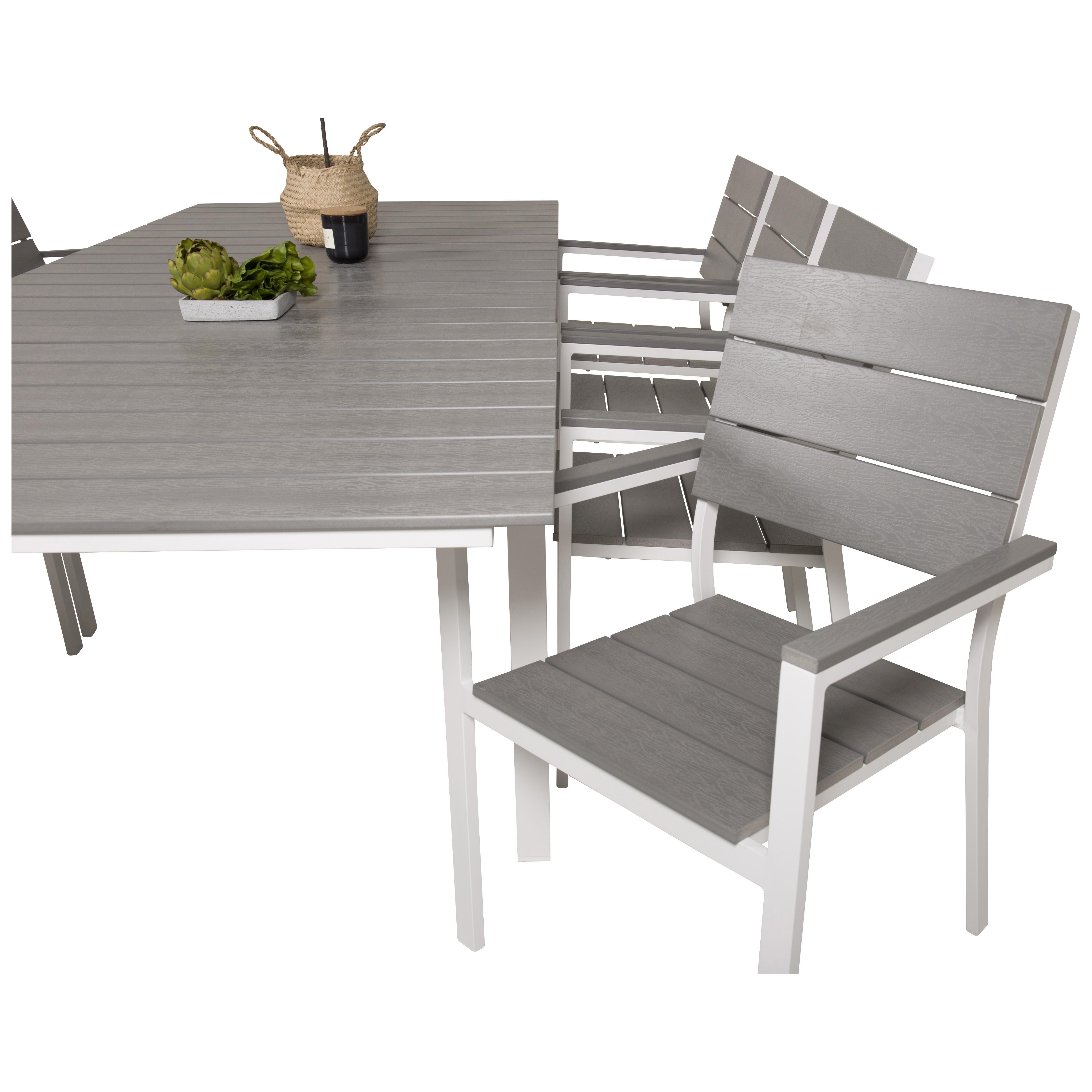 Spisegruppe Venture Home Lova 160/240 med 8 Lova Stoler