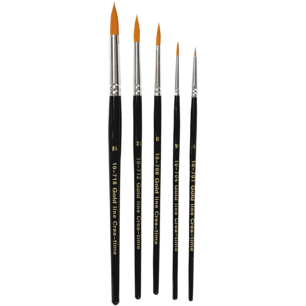 Pensler Creativ Company Gold Line Rund Nr 1-18 5 Stk/1 Pk
