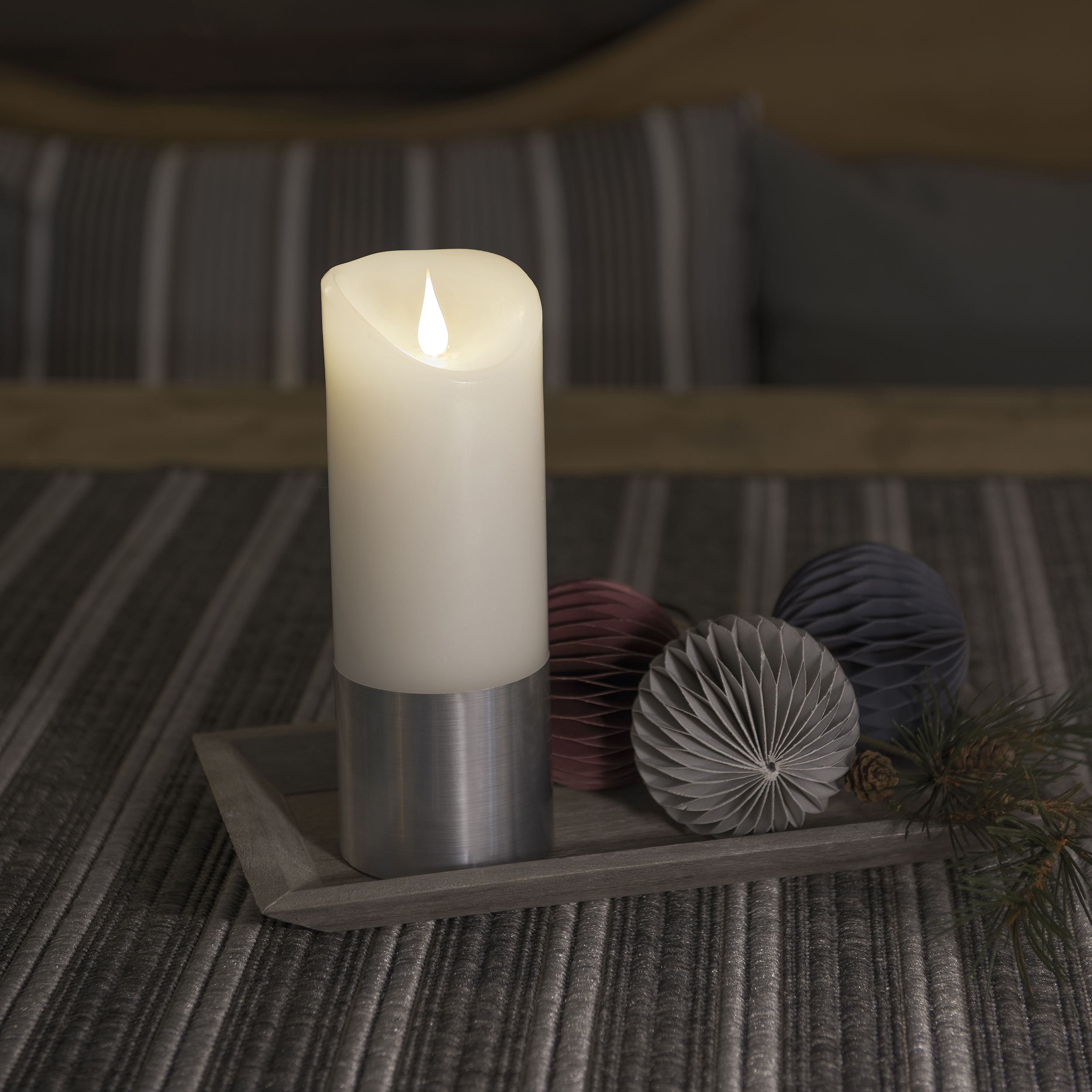 Vokslys Gnosjö Konstsmide med Folie 20,5 cm