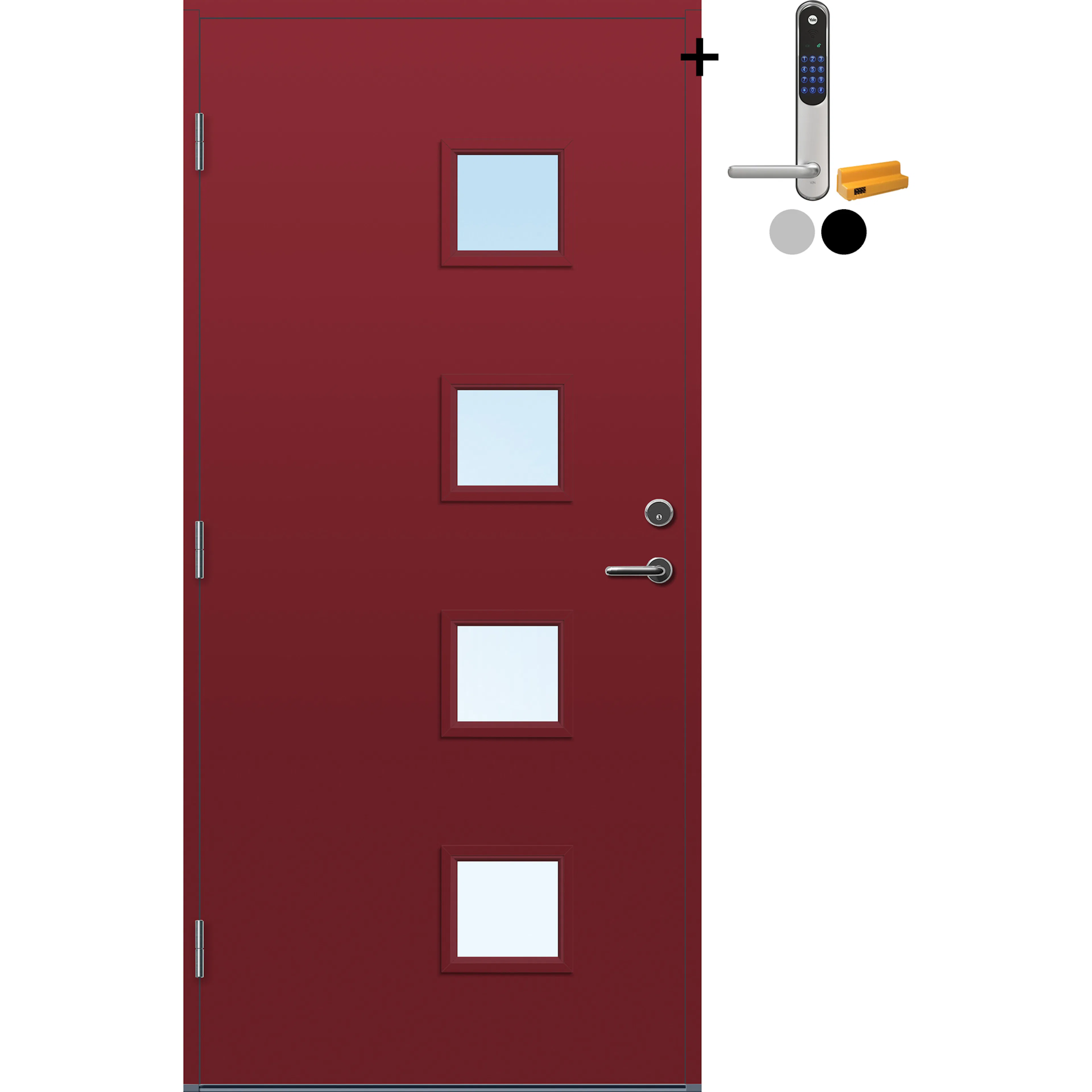 NCS S-4050-R, Mørk Rød