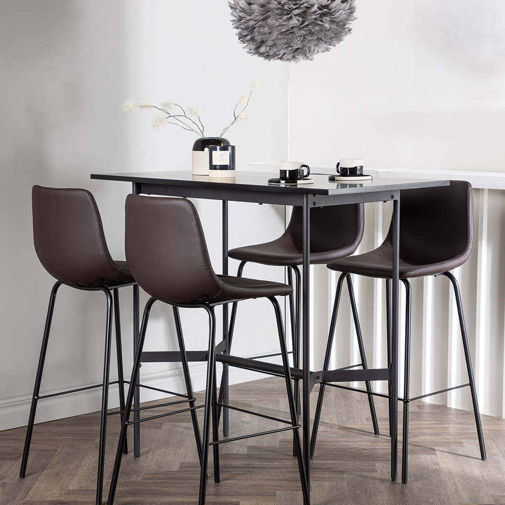 Spisegruppe Venture Home Rax med 4 stk Alexi Stoler