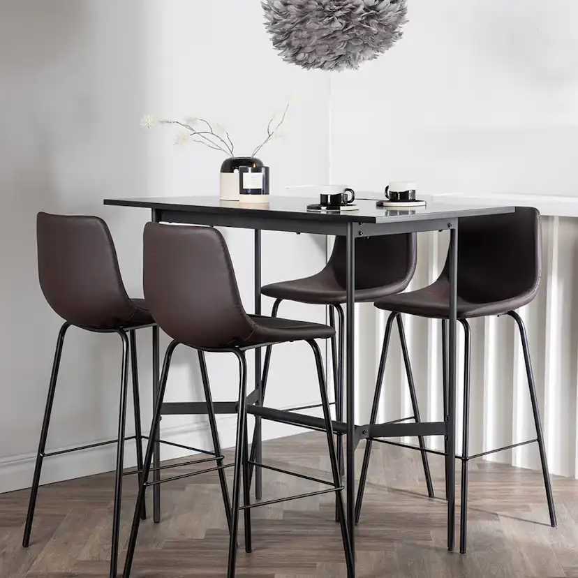 Spisegruppe Venture Home Rax med 4 stk Alexi Stoler