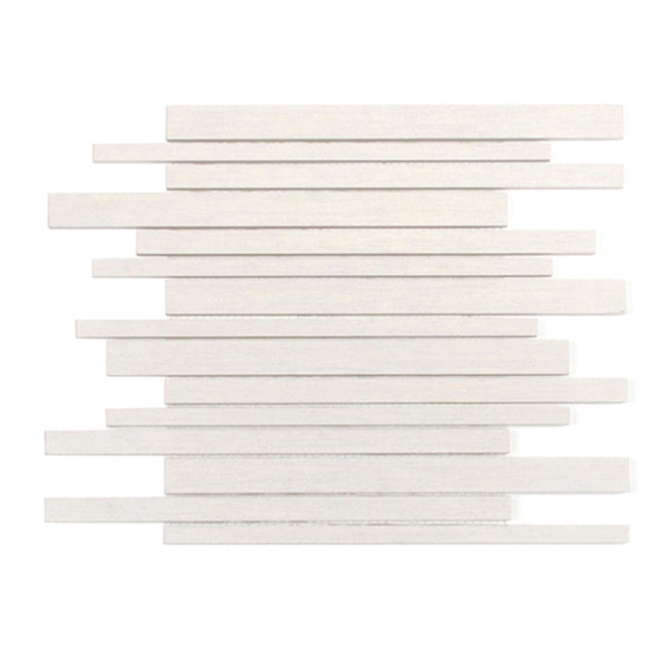 Klinker Arredo Bamboo Hvit Mosaic 2x30 cm