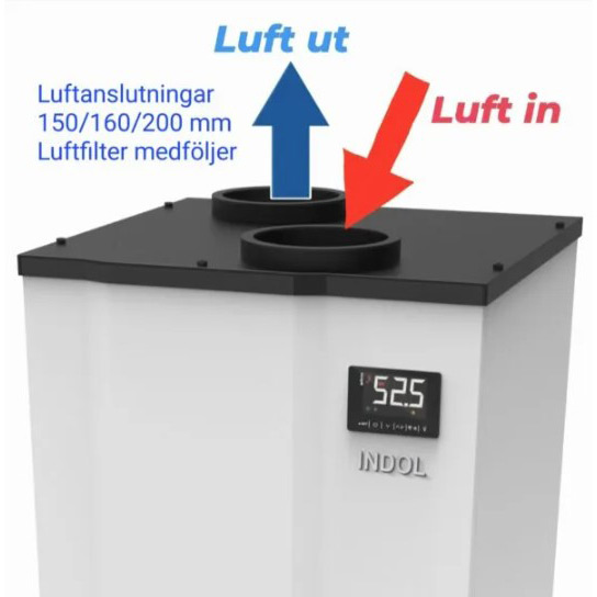 Varmepumpebereder Indol EH160BV4R2