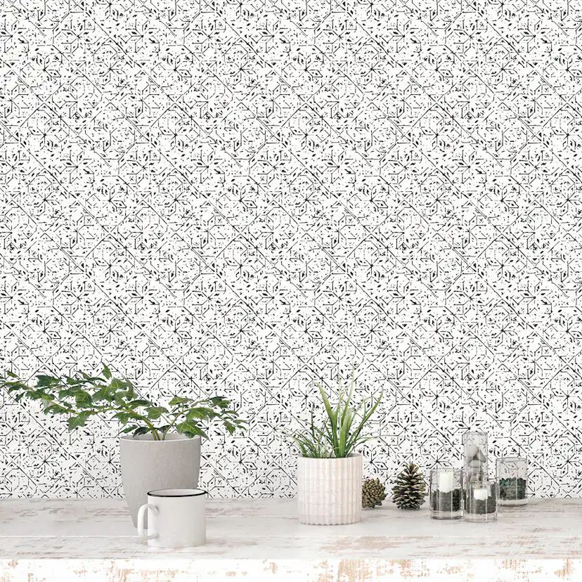 Tapet Galerie Wallcoverings Tangier Tile G78334