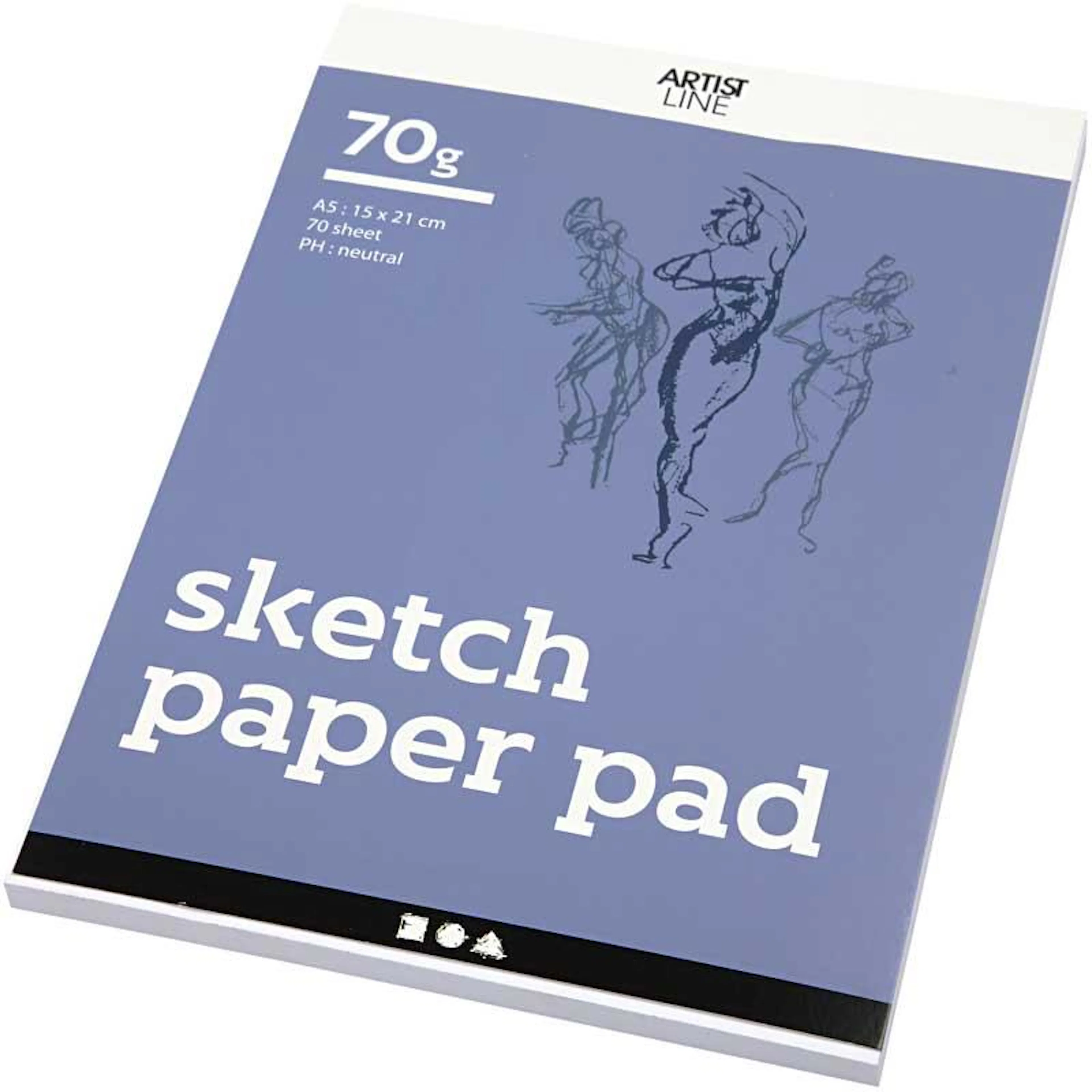 Skisseblokk Creativ Company A5 70 Ark