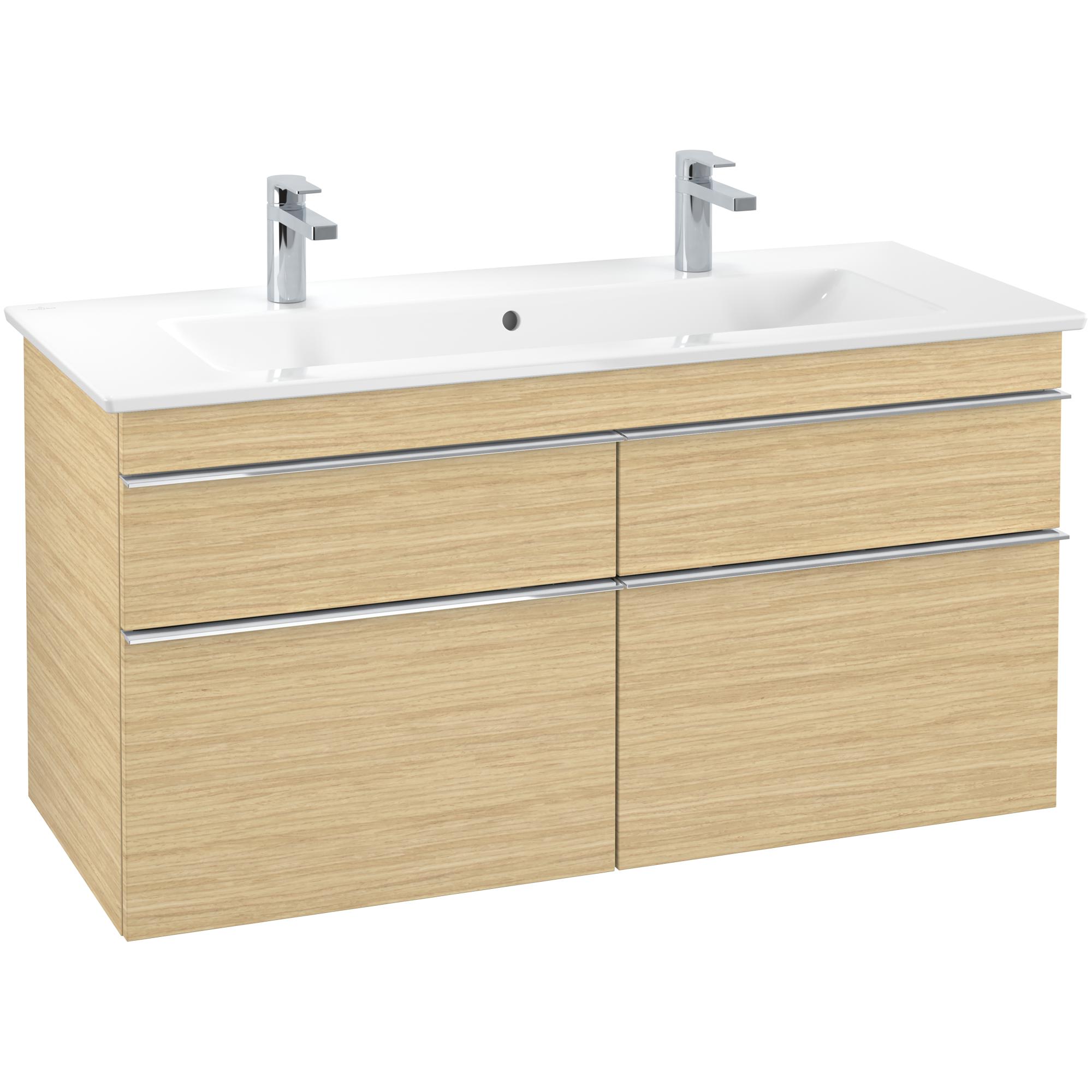 Tvättställsskåp Villeroy & Boch Venticello 115 cm med  4 Lådor för Skåpstvättställ