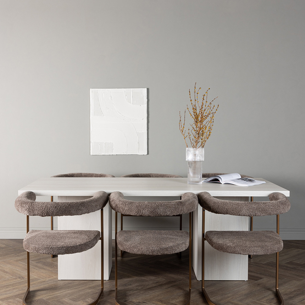 Spisegruppe Venture Home Olga med 6 Morning Stoler