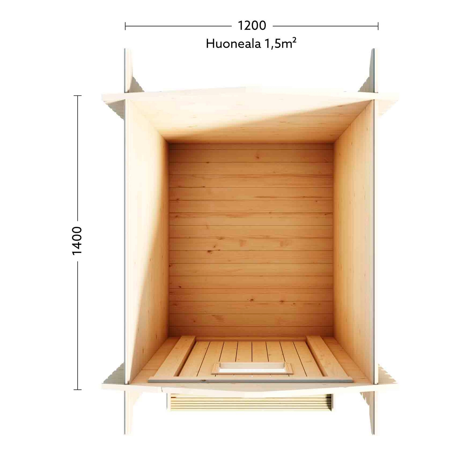 Utedo Luoman Lillevilla Leinikki 1,7 m2