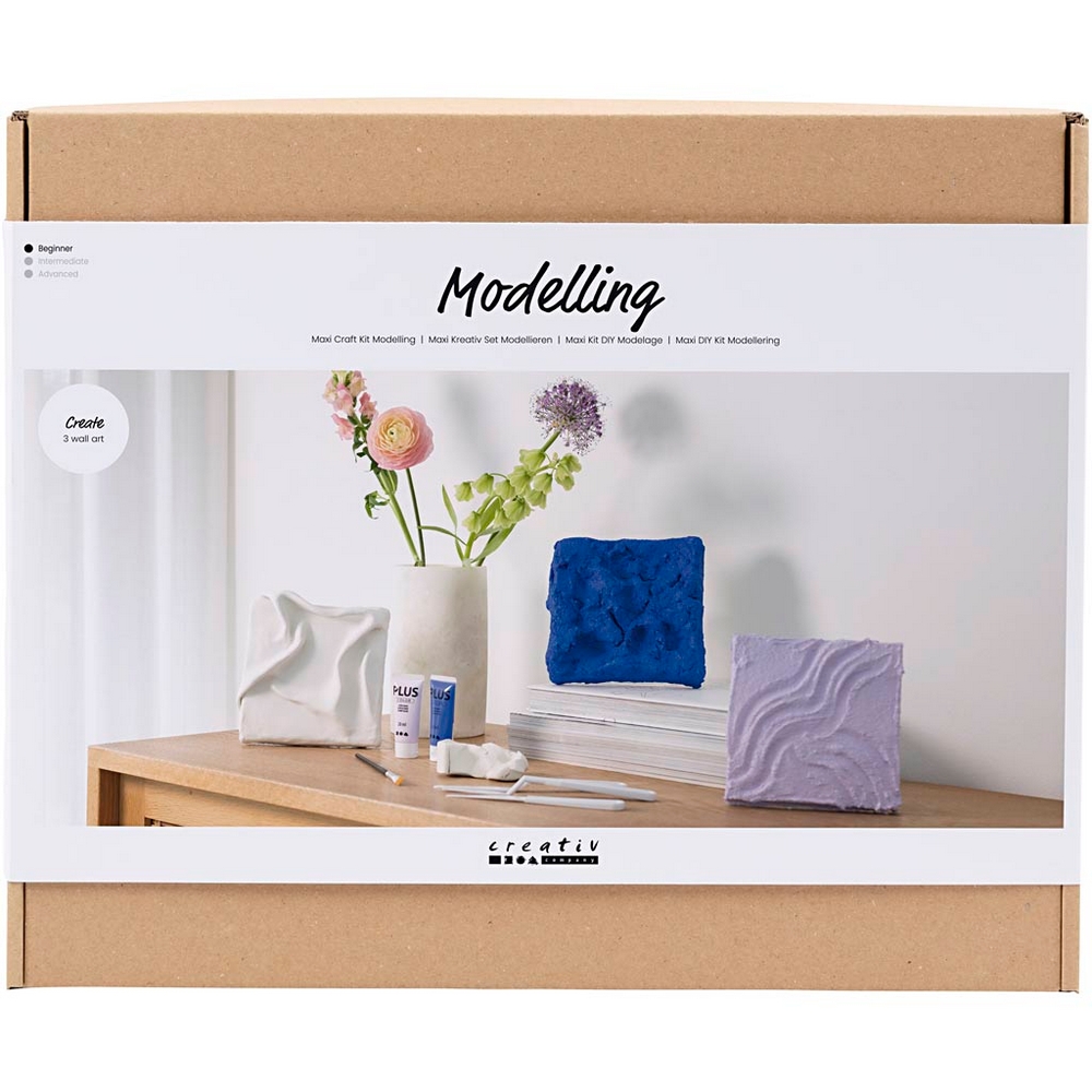Hobbysett Creativ Company Maxi DIY Kit Veggdekorasjon Modellering