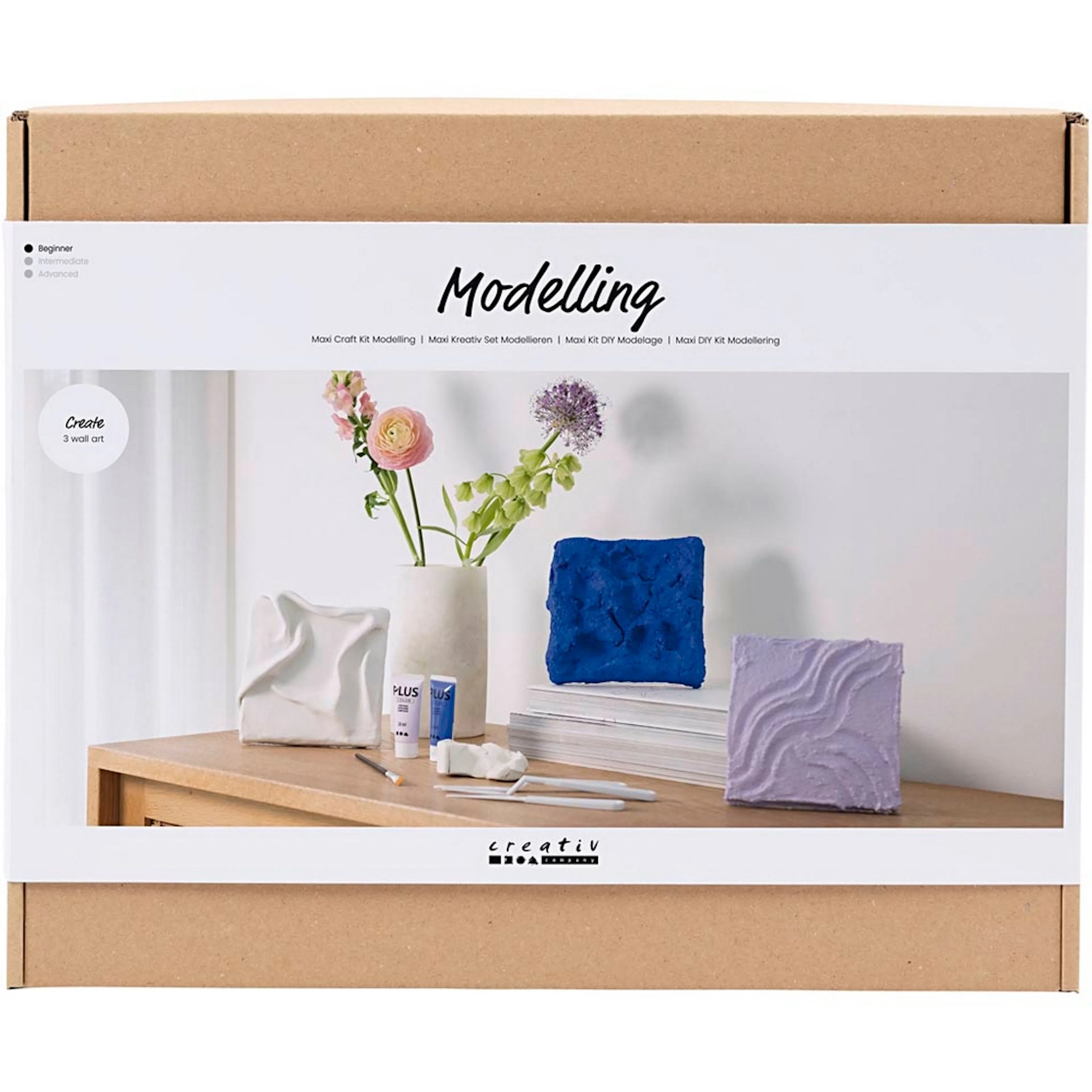 Hobbysett Creativ Company Maxi DIY Kit Veggdekorasjon Modellering
