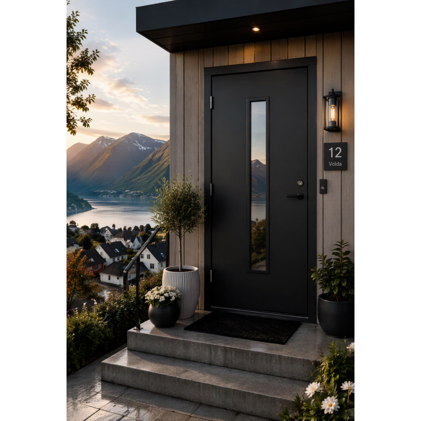 Ytterdør Fjorddøren Volda Klarglass