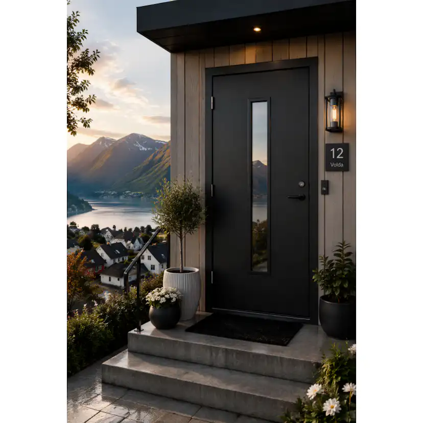 Ytterdør Fjorddøren Volda Klarglass