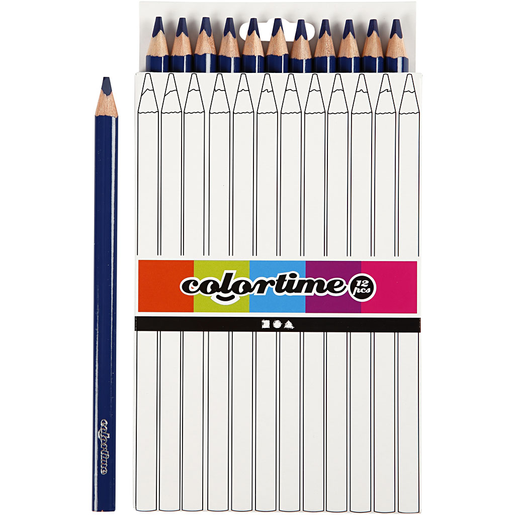 Fargeblyanter Creativ Company Colortime Jumbo 12 stk/1 Pk