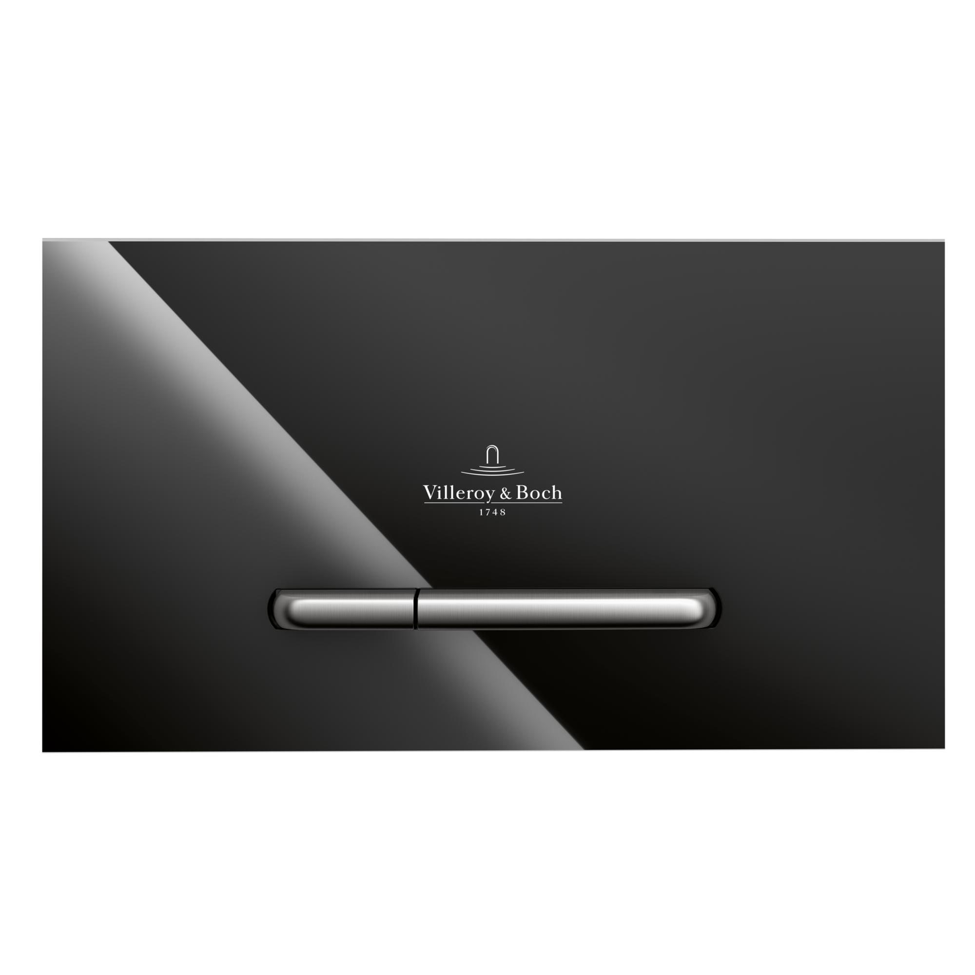 Spolknapp Villeroy & Boch ViConnect 300G Glas | badrum - toalettstol - spolknapp | KakelKungen