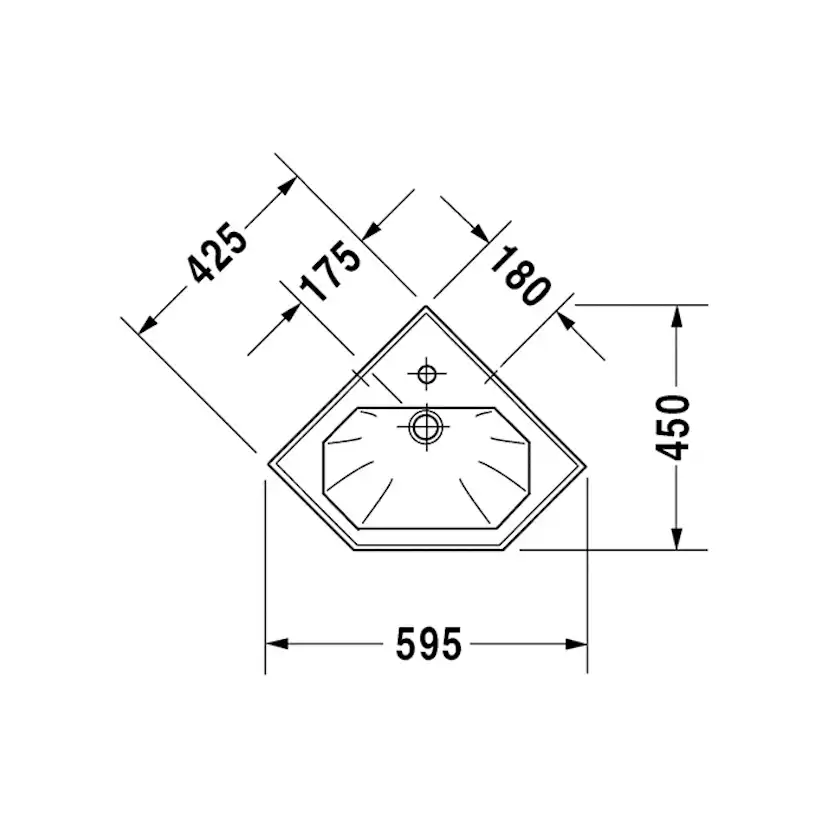 Tvättställ Duravit 1930 079342