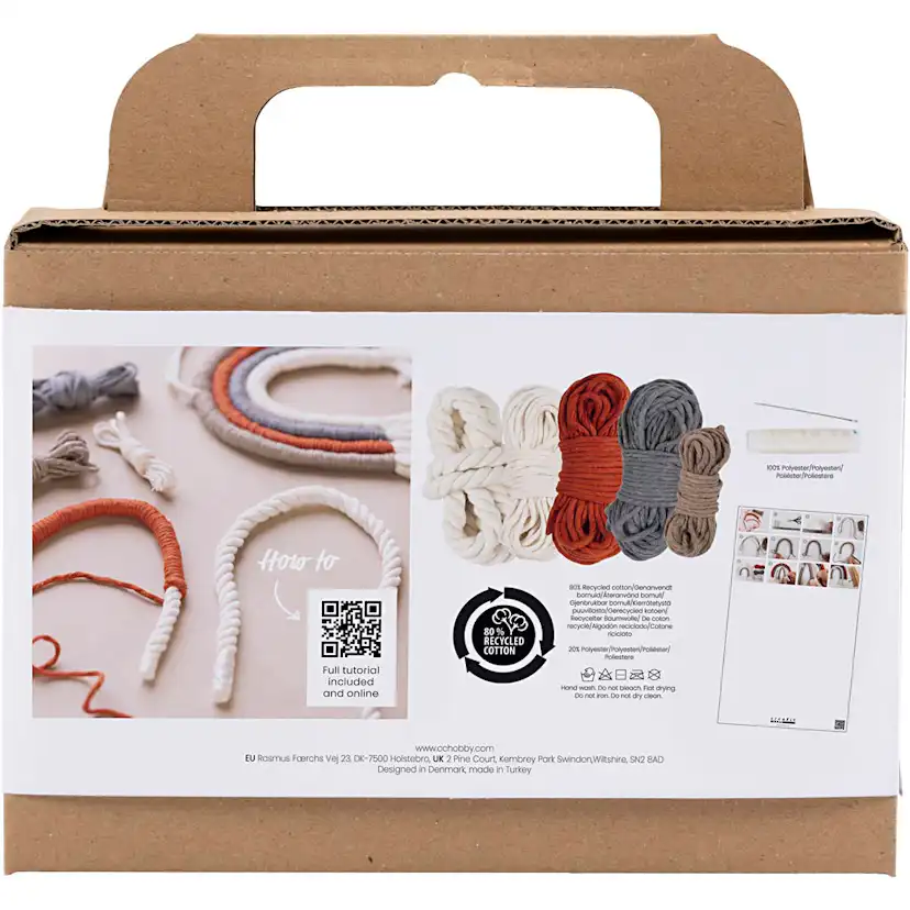 Regnbue Creativ Company Mini DIY Kit Makramé