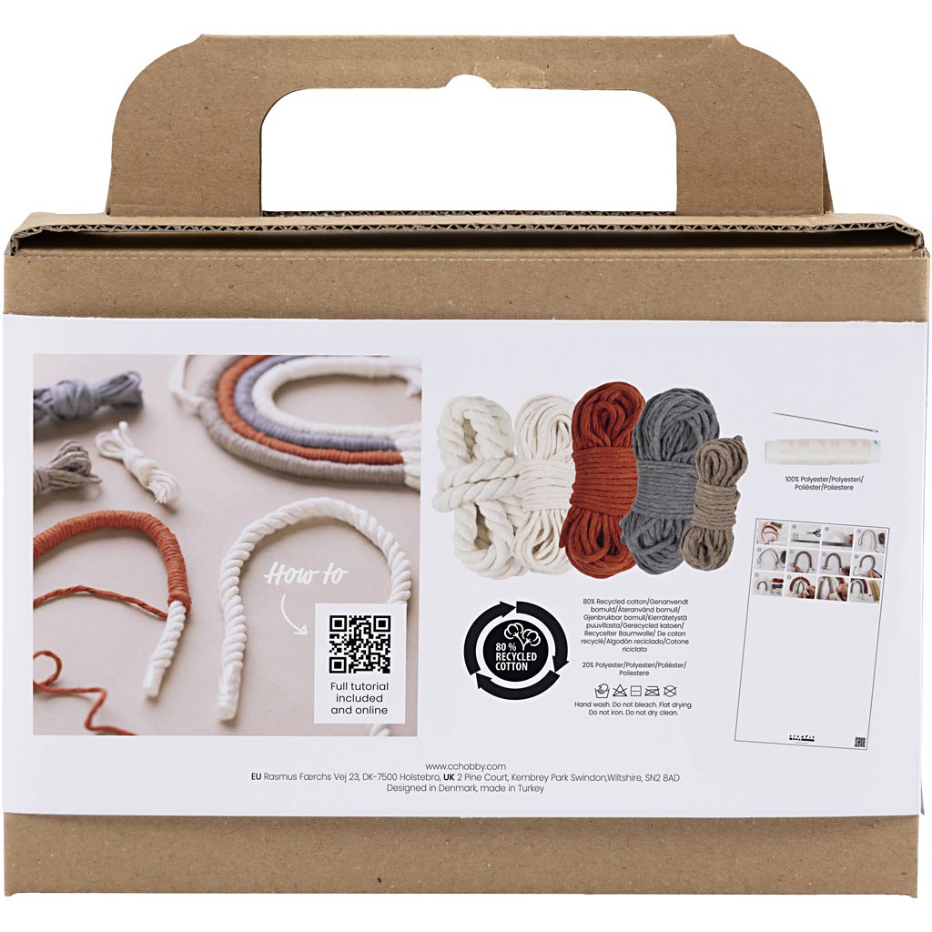 Regnbue Creativ Company Mini DIY Kit Makramé