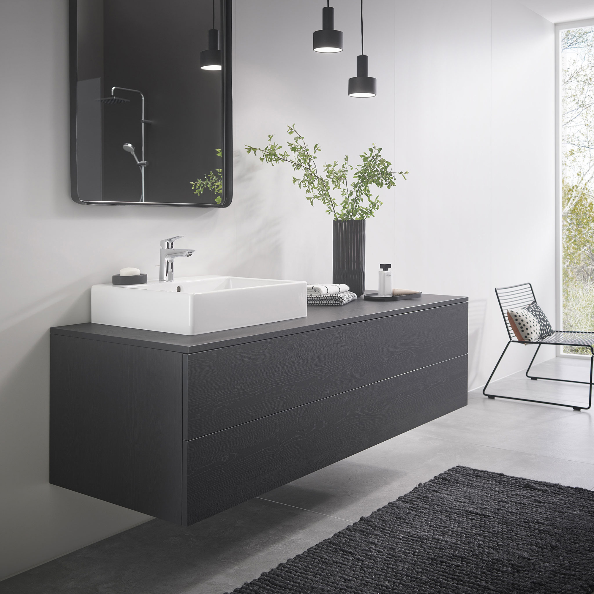 Servantbatteri Hansgrohe Logis 100