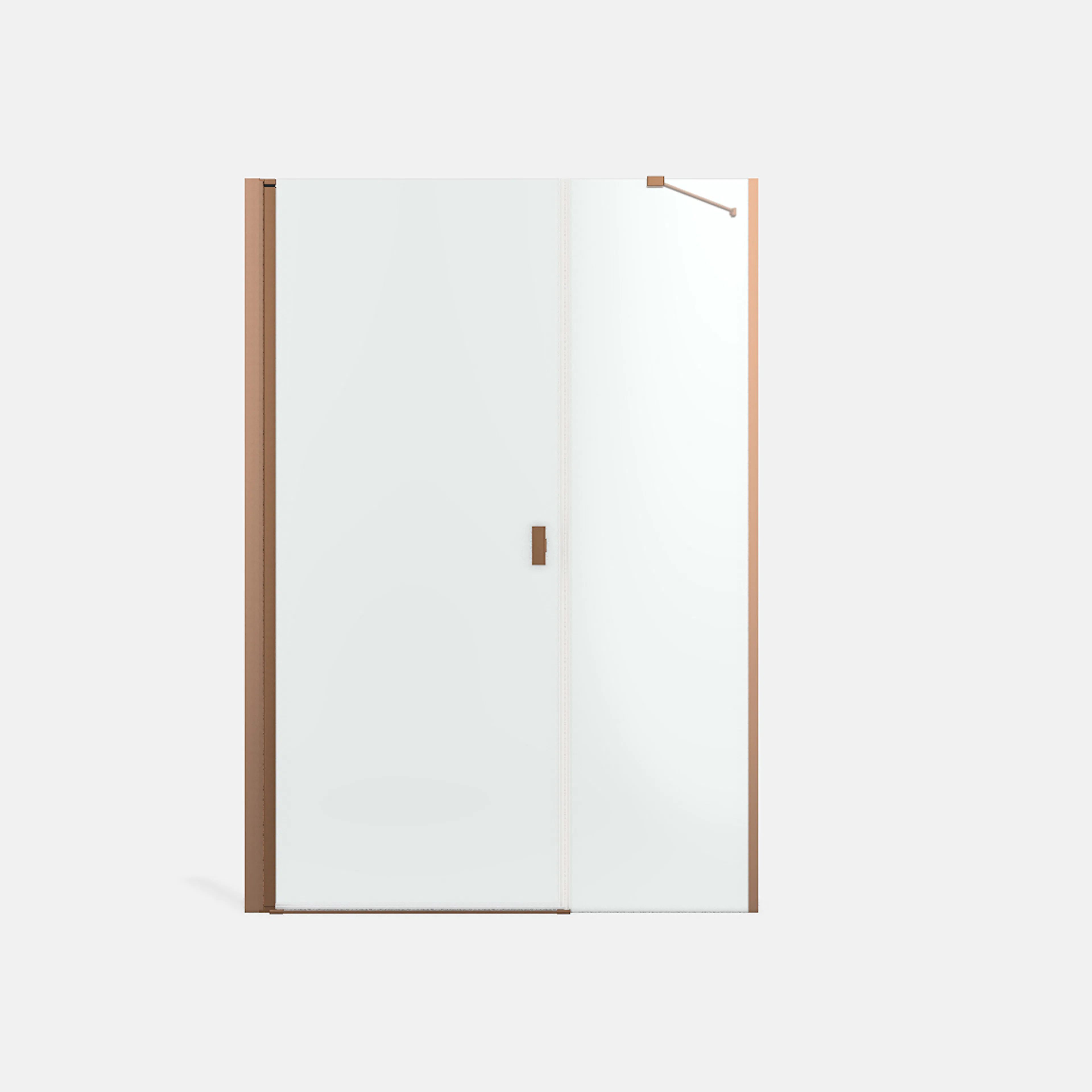 Dusjdør Strømberg Noma 45 med Sidepanel Nisje