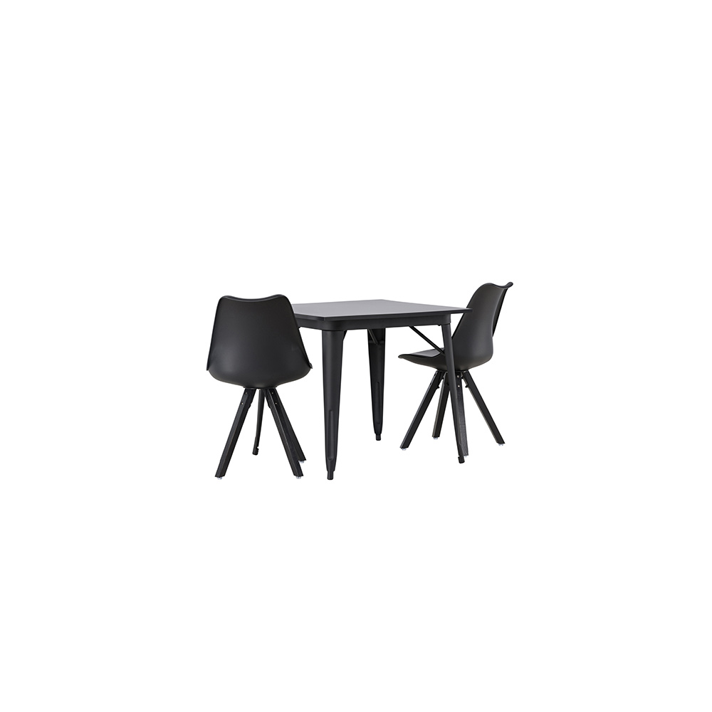 Spisegruppe Venture Home Tempe med 2 stk Zeno Stoler