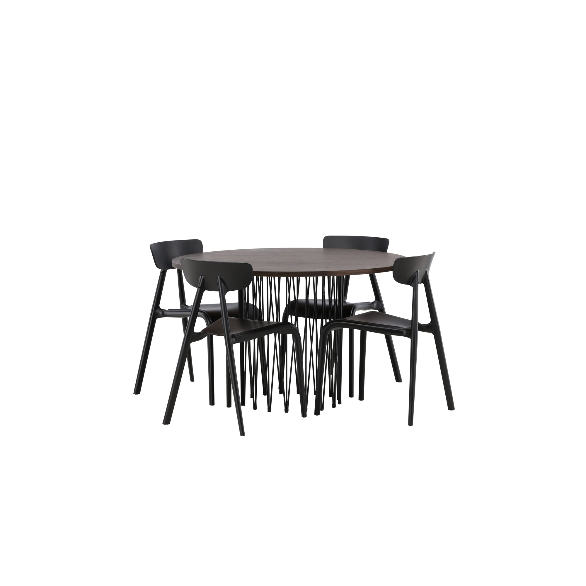 Spisegruppe furniture/fashion Stone med 4 Ursholmen Stoler