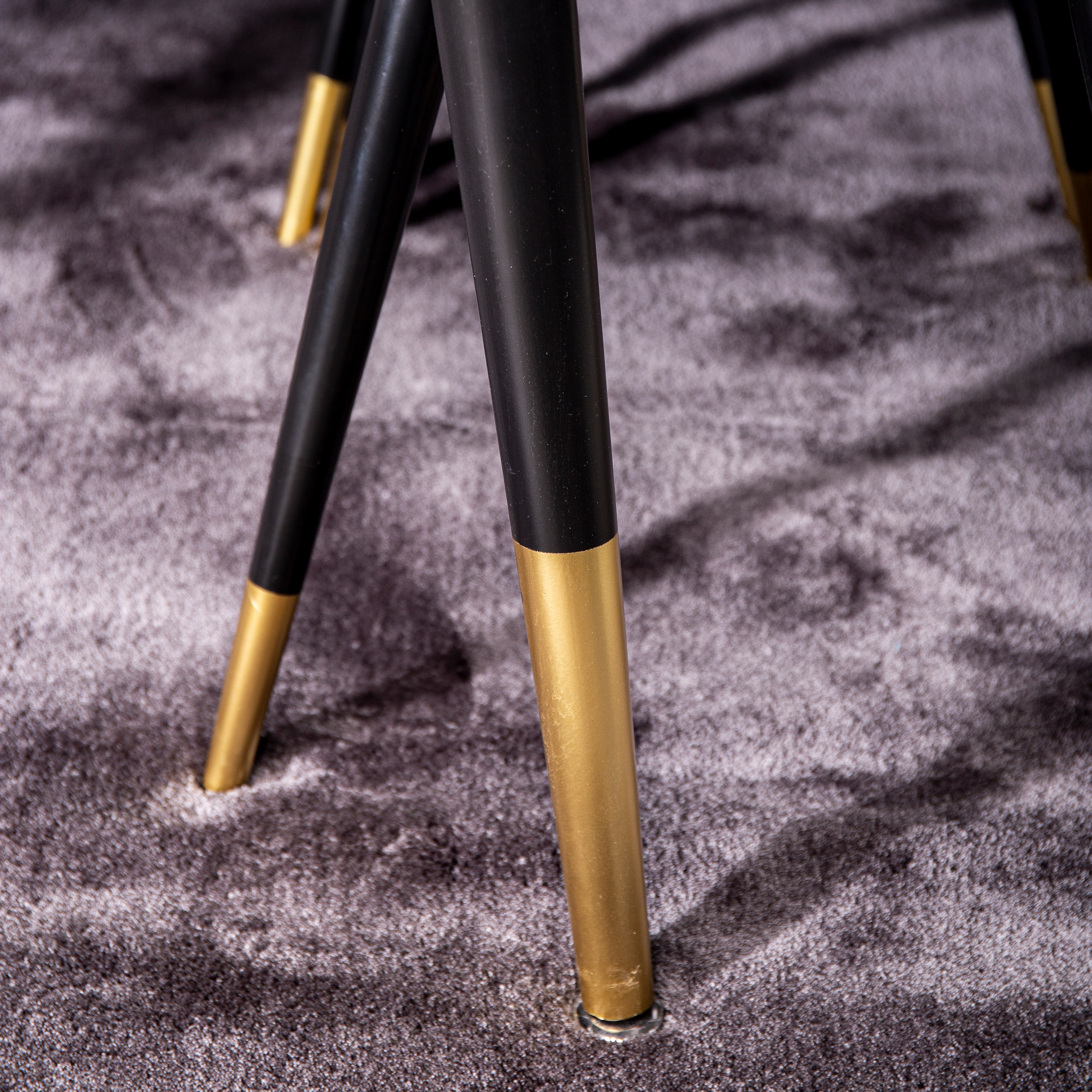 Spisegruppe Venture Home Dipp med 6 Velvet Stoler
