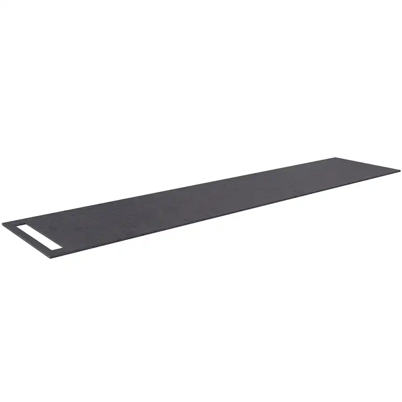 Benkeplate Korsbakken med Håndkleholder