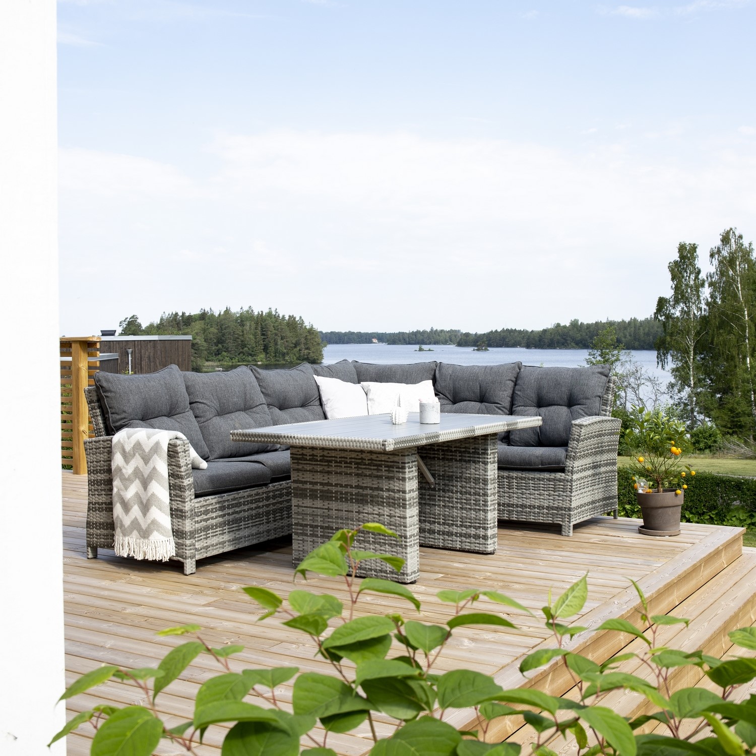 Hjørnesofa Venture Home London Utendørs Utendørs