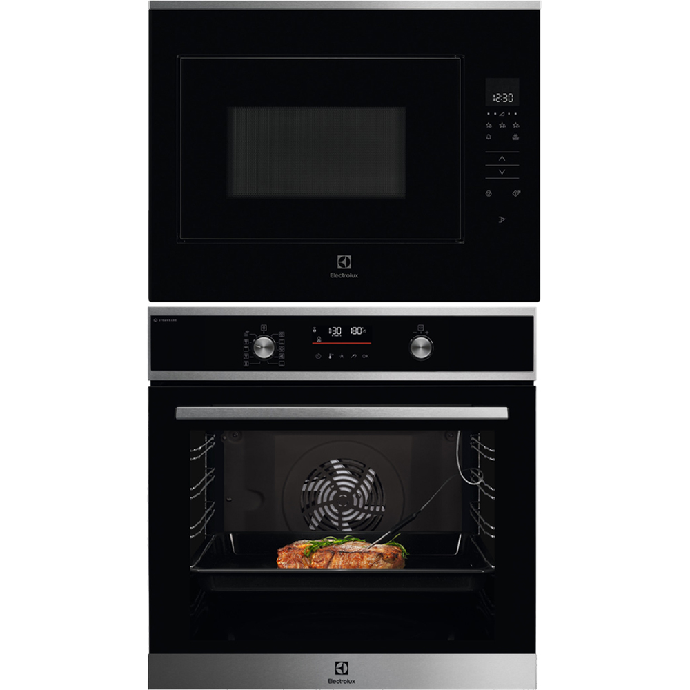 Ovn- og Mikrobølgepakke Electrolux COC827X + KMFE264TEX med SteamBake, Wifi og Touch
