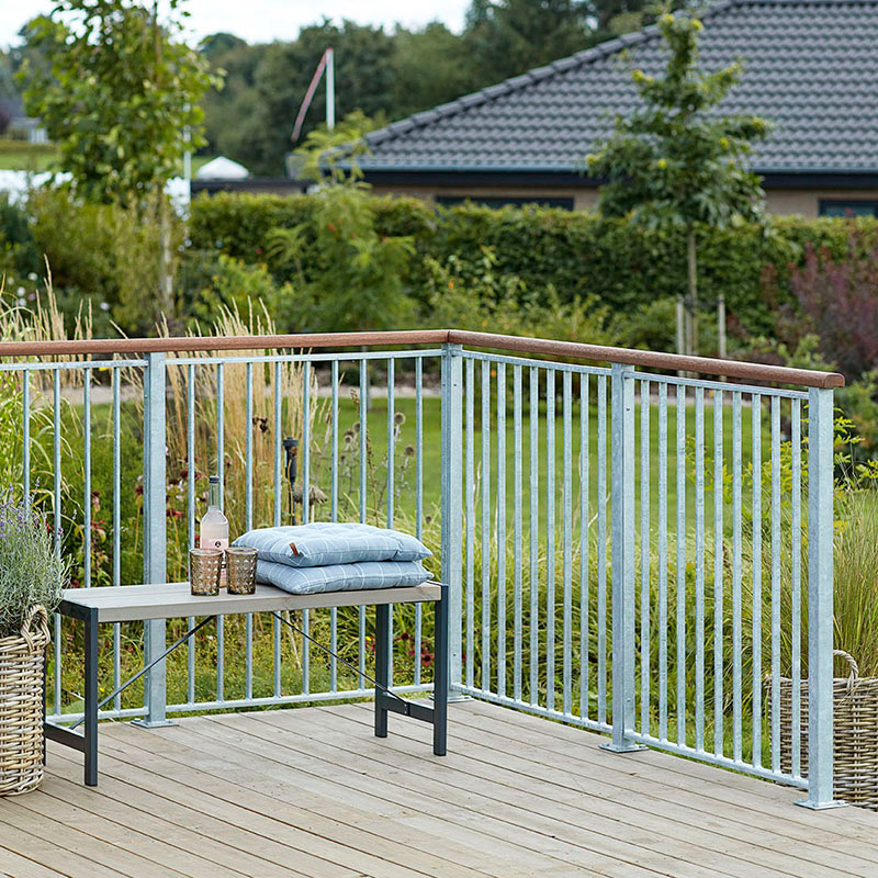 Levegg PLUS Terrasse 90x98 cm Varmgalvanisert