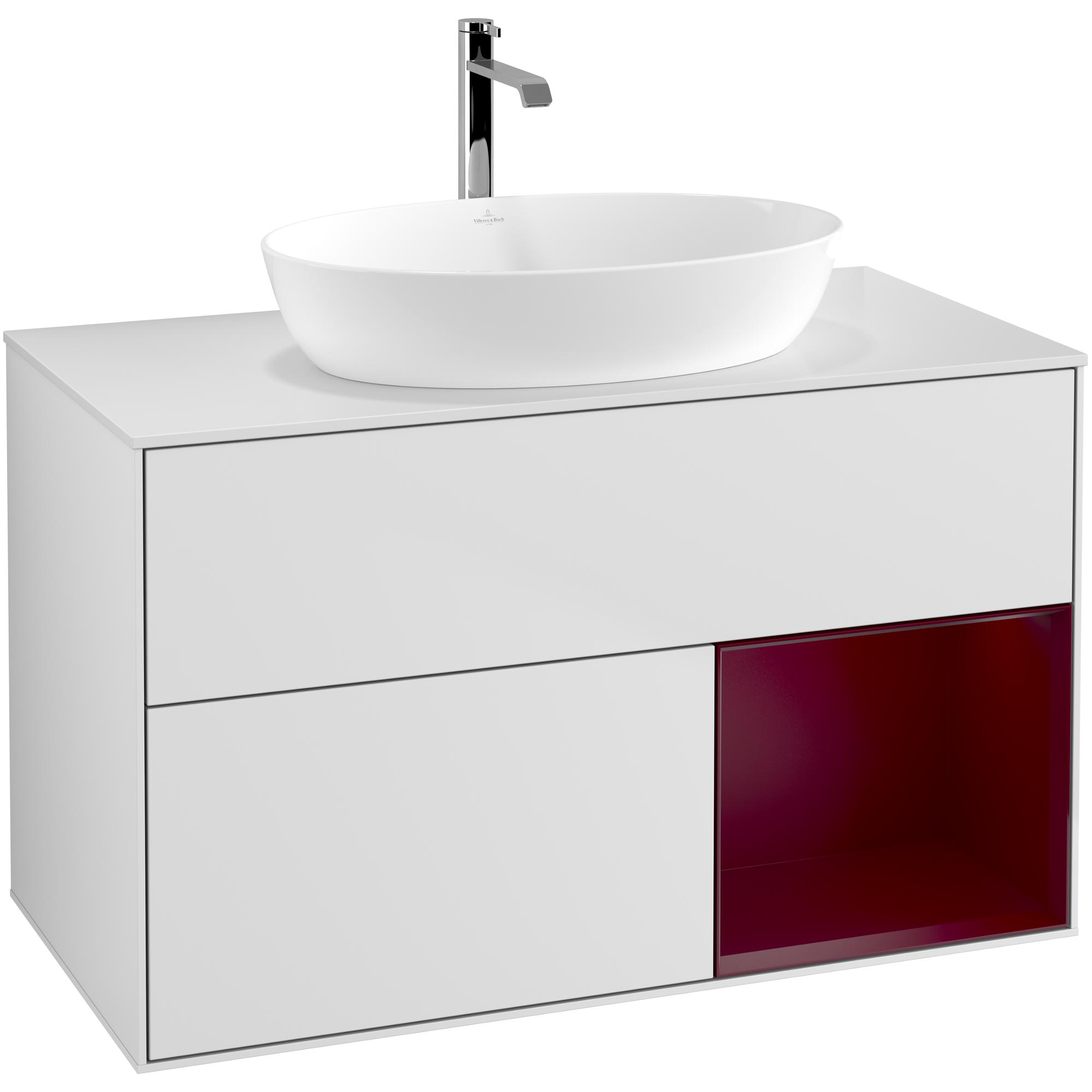 Tvättställsskåp Villeroy & Boch Finion med 2 Lådor Hylla och Bänkskiva för Fristående Tvättställ från Artis & Collaro