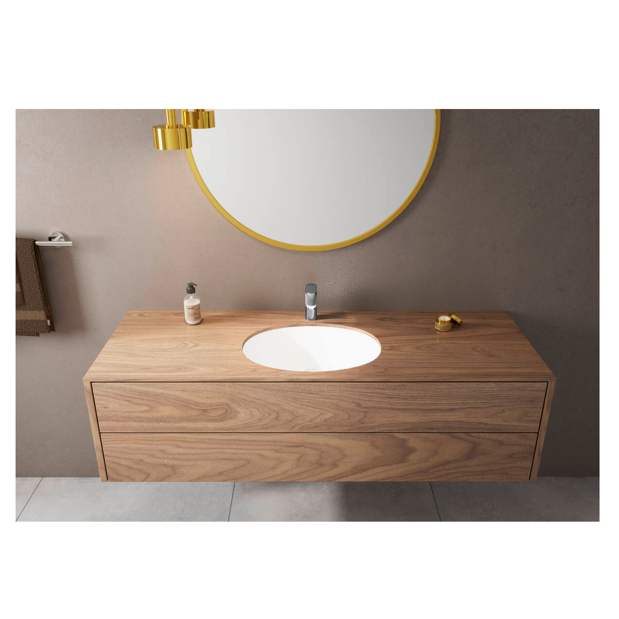 Servantbatteri Hansgrohe Vernis Blend 100 med Løfteventil