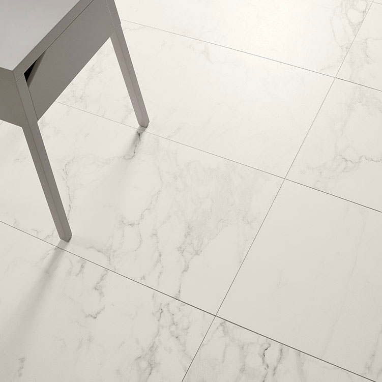 Klinker Coem Ceramiche Marmor B. Carrara Matt Hvit 30x60 cm