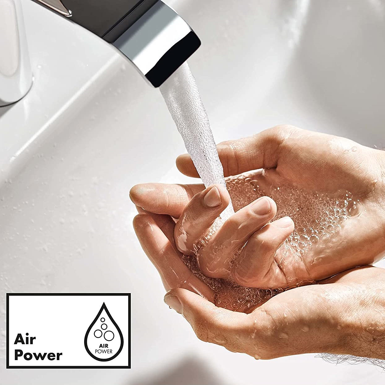 Servantbatteri Hansgrohe Vivenis 110 Waterfall