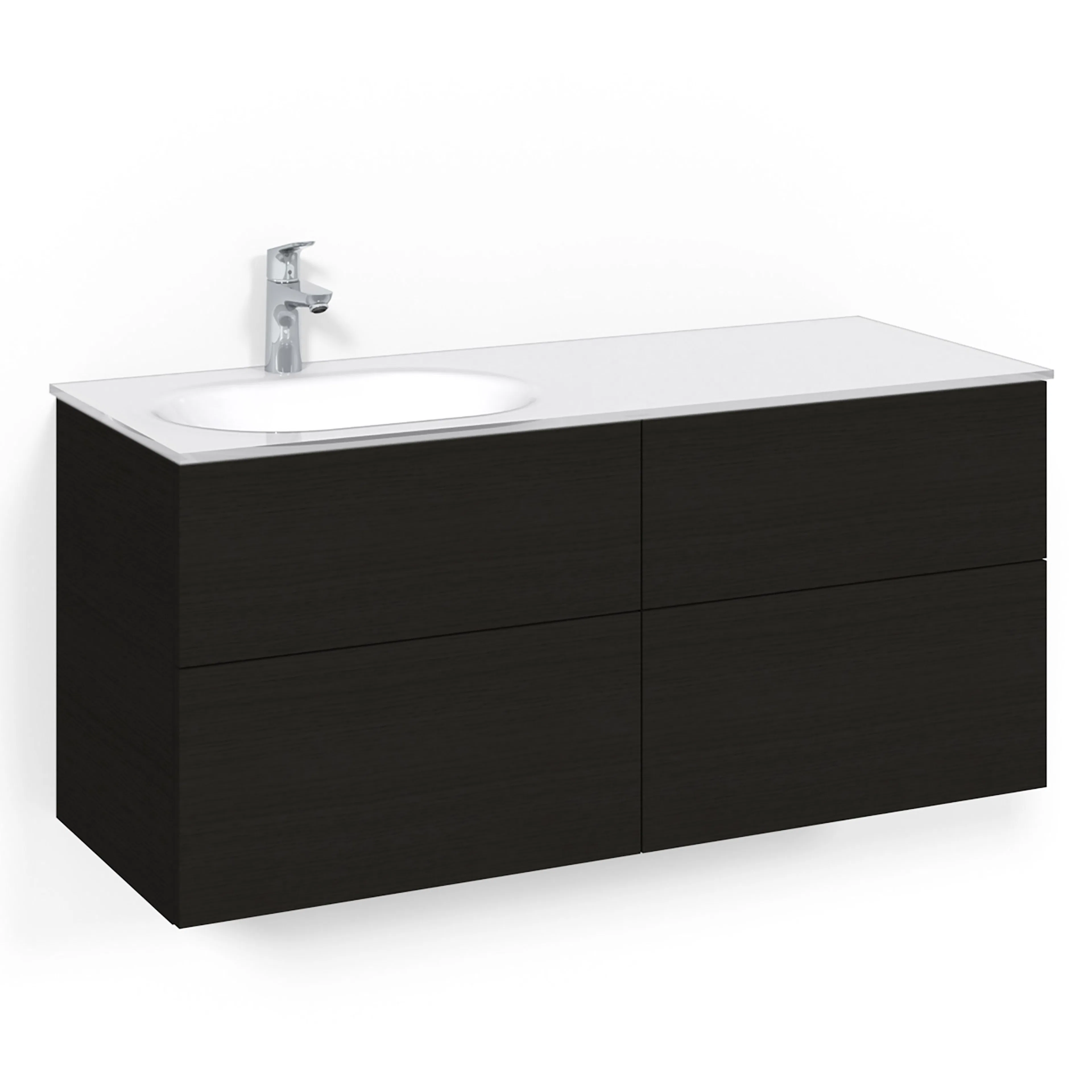 Servantskap Macro Design Crown Push Open med Glasservant