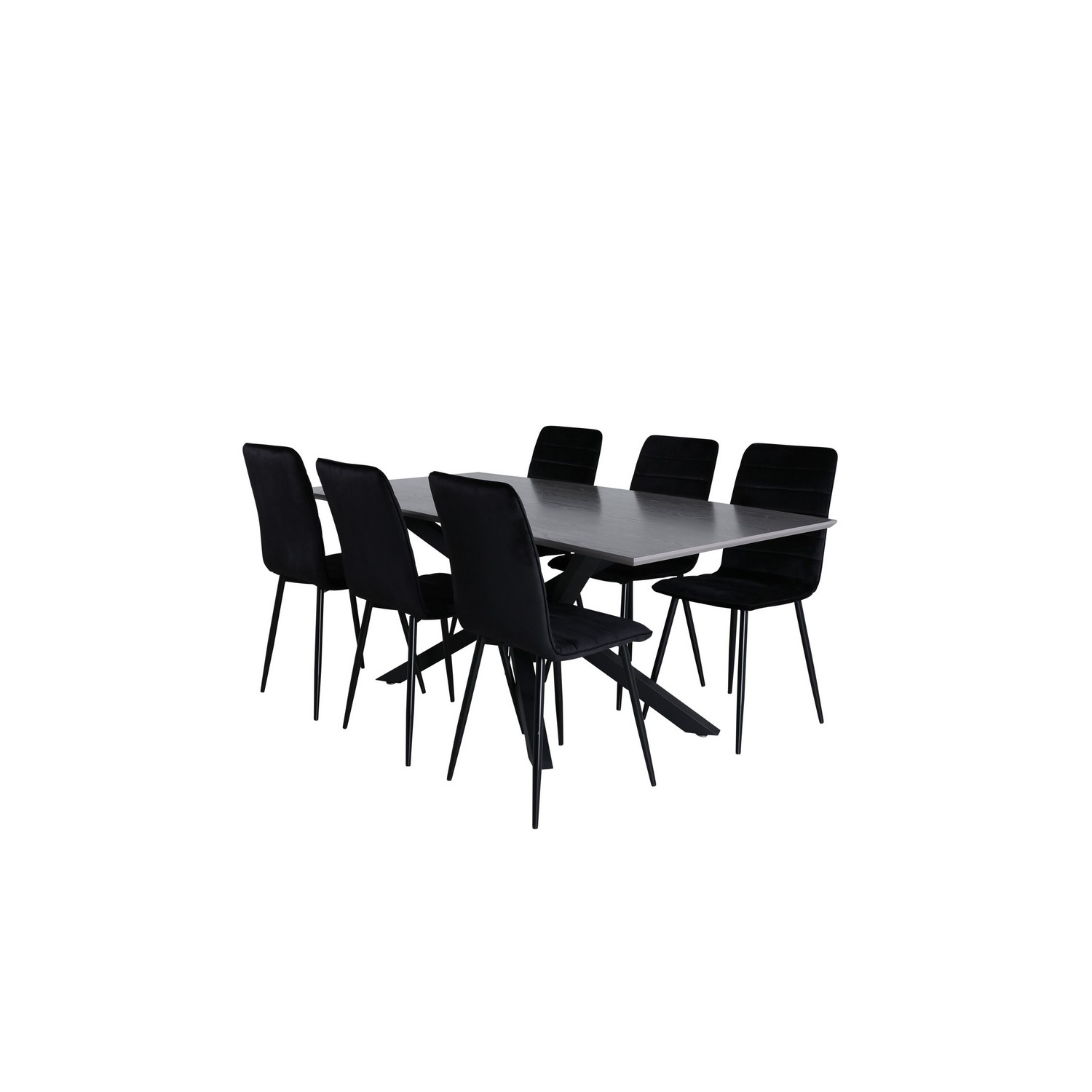 Spisegruppe Venture Home Piata med 6 Walerina Stoler