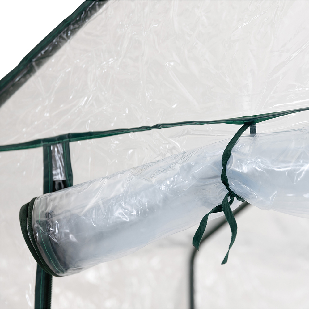 Plastdrivhus Metalcraft 8 hyller Transparent